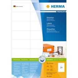 Herma etiket Premium A4 100 70x35 2400)