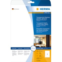 Herma etiket film 210X297 transp klar (25)