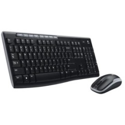 MK270 Wireless Desktop Set, Black (Nordic)