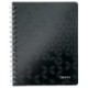 Notesblok WOW PP A5 lin. 80g/80ark sort