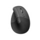Logitech Lift Right Vertical Ergonomic Mouse, Graphite/Black