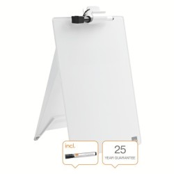 Flipover bordmodel Diamond glastavle 22x30cm