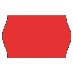 Meto etiket perm 26x16 rød (36rl/1200)