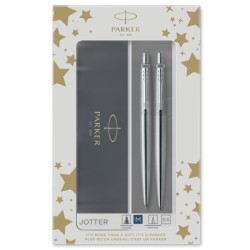 Parker Duosæt Jotter 77% recycled CT kuglepen+stiftblyant sø