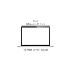 4 in 1 Sun Shade Hood Univrsl 15-16'' Ultra Slim, Black