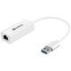 USB3.0 Gigabit Network Adapter, White