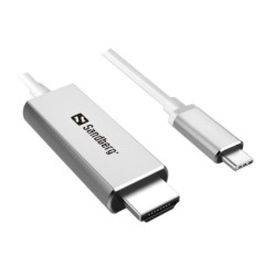 USB-C to HDMI Cable, Silver (2m)