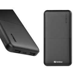 10.000 mAh Saver PowerBank, Black