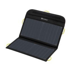 13W Solar Charger 2x USB, Black