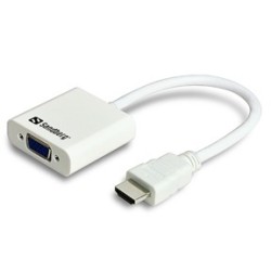 HDMI to VGA Converter, White