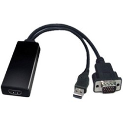 VGA+Audio to HDMI Converter, White