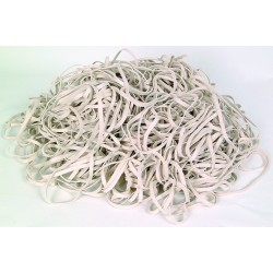 Gummibånd 160x5,0mm hvid (500g)