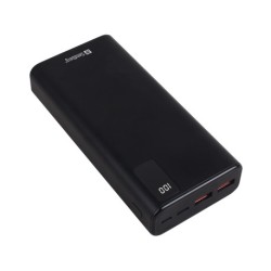 20.000 mAh PD 20W PowerBank USB-C, Black