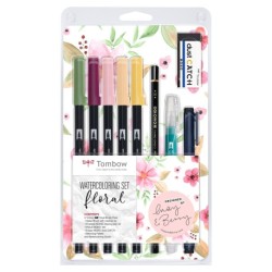 Tombow Marker ABT Dual Brush sæt Floral (9)