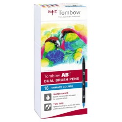 Tombow Marker ABT Dual Brush 18P-1 Basic 1 (18)