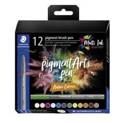 Brush pen Pigment Arts natur ass (12)