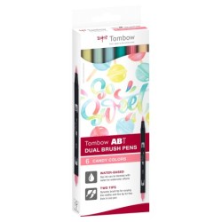 Tombow Marker ABT Dual Brush 6C-4 Candy carton (6)
