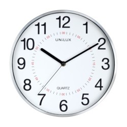 Unilux Clock Aria, Metal Grey