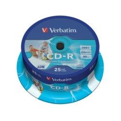 CD-R AZO, 52X Printable spindel (25)