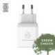 UPSTRÖM CIRKULÄR 35W Dual USB-C GaN Charger, White