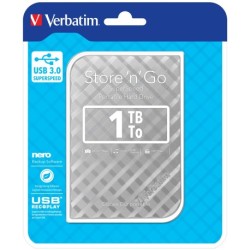 1TB Hard Drive 2,5'' Store ´N´ Go USB 3.0, Silver (Gen.2)