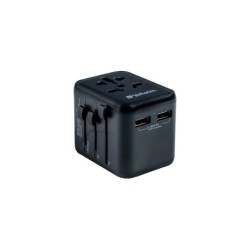 Universal Travel Adapter UTA-01 with 2xUSB Charger