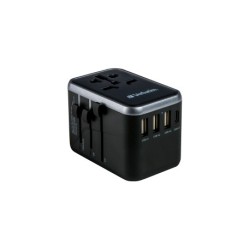 Universal Travel Adapter UTA-04 PD61W/QC / 3xUSB / 2xType-C