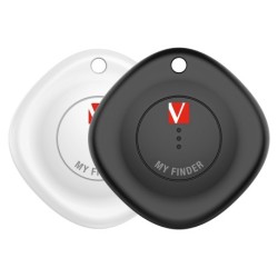 Verbatim My Finder Bluetooth Tracker, Black/White (2-pack)