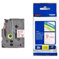 Brother TZe tape 9mmx8m red/white