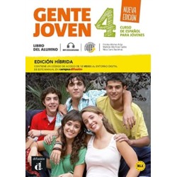 Gente joven Nueva edicion 4 Ed. hibrida Libro del alumno + audio MP3. B1