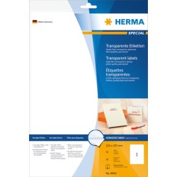 Herma etiket film Inkjet  210x297 transp klar (10)