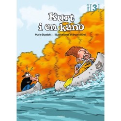 Kurt i en kano