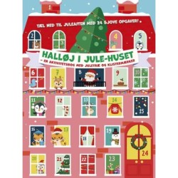 Halløj i Julehuset: En aktivitetsbog med juletræ og klistermærker