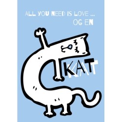 All you need is love ... og en kat - plakat: En kats bekendelser-serien