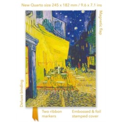 Vincent van Gogh: Cafe Terrace (Foiled Quarto Journal)