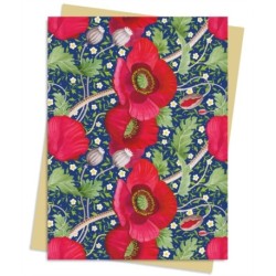 Bex Parkin: Red Poppies Greeting Card Pack: Pack of 6