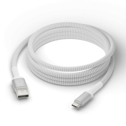 Re-charge - BRD Cable - USB-A to USB-C, White (2.5m)