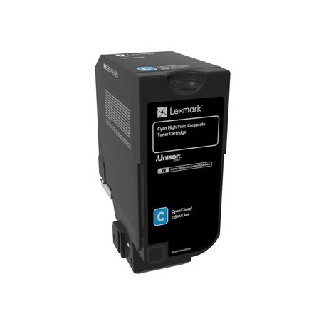 CX725 cyan toner 16k (Corporate) Lexmark (84C2HCE) 