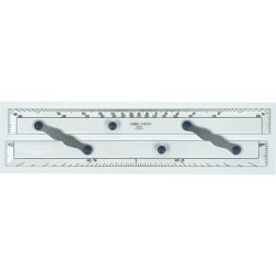 Linex parallel lineal A1615M 38cm transparent