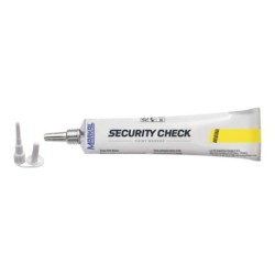 Security Check Paint marker yellow