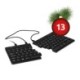 R-Go Split Break Ergonomic Keyboard (Nordic), wired, Black