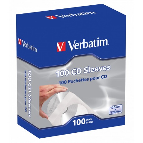 CD Paper Sleeves 100-Pack