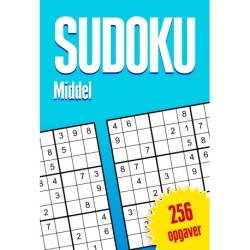 Sudoku - Middel, 256 opgaver