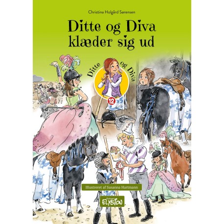 Ditte og Diva klæder sig ud