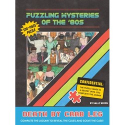 Puzzling Mysteries of the ’80s Death by Crab Leg 500-Piece Puzzle