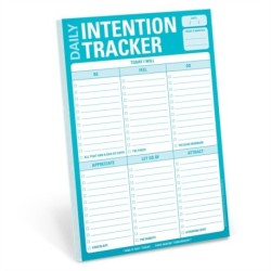 Knock Knock Intention Tracker Pad (Pastel Version)
