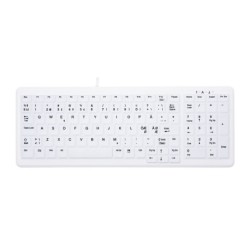 ACTIVE KEY Hygiene Compact Keyboard NumPad White Nordic