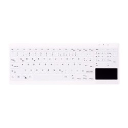 ACTIVE KEY Hygiene Compact Touchpad Keyboard White Nordic