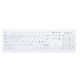 ACTIVE KEY Hygiene Desktop Keyboard Wireless White Nordic