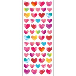 Stickers lyserøde hjerter Tinka